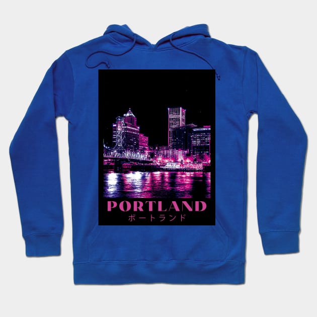 Portland Oregon Aesthetic Hoodie by Ferrazi